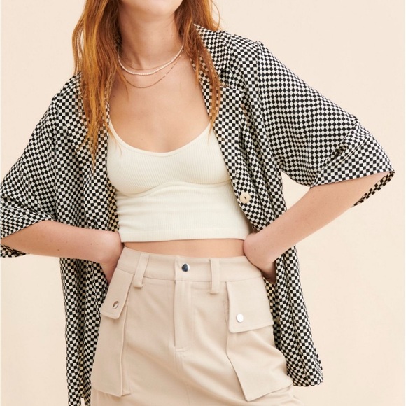 Greylin Tan Mini Skirt - Picture 2 of 8